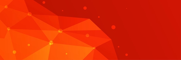 Fondo de banner abstracto rojo moderno