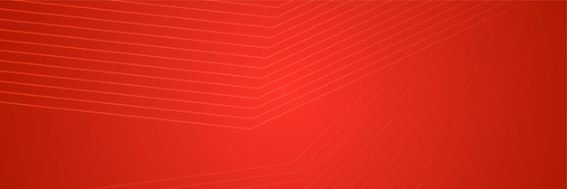 Fondo de banner abstracto rojo moderno