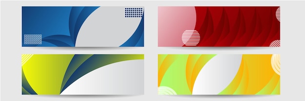 Fondo de banner abstracto