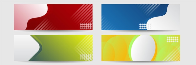 Fondo de banner abstracto