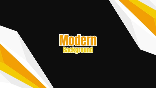 Fondo de banner amarillo y negro Fondo de patrón de banner de diseño gráfico abstracto de vector premium