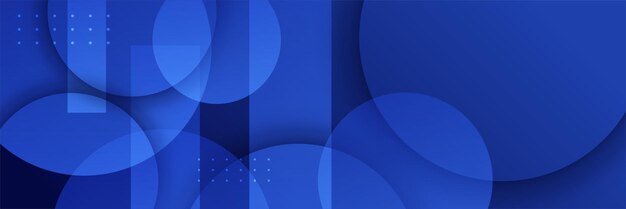 Fondo de banner azul oscuro abstracto moderno Plantilla de ilustración vectorial con diseño de patrón para seminario festivo de fiesta de institución corporativa de negocios de tecnología y charlas