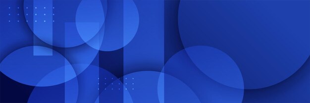 Fondo de banner azul oscuro abstracto moderno plantilla de ilustración vectorial con diseño de patrón para seminario festivo de fiesta de institución corporativa de negocios de tecnología y charlas