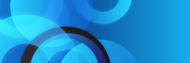 Fondo de banner azul oscuro abstracto moderno Plantilla de ilustración vectorial con diseño de patrón para seminario festivo de fiesta de institución corporativa de negocios de tecnología y charlas