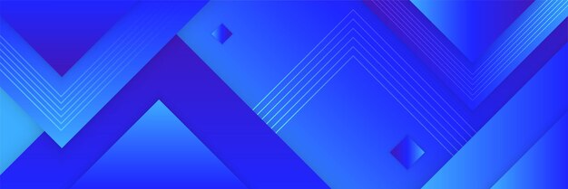Fondo de banner azul oscuro abstracto moderno Plantilla de ilustración vectorial con diseño de patrón para seminario festivo de fiesta de institución corporativa de negocios de tecnología y charlas