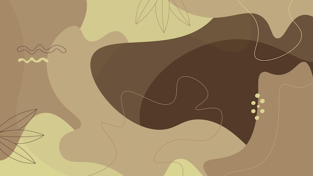 Vector fondo de banner de blog de camuflaje abstracto