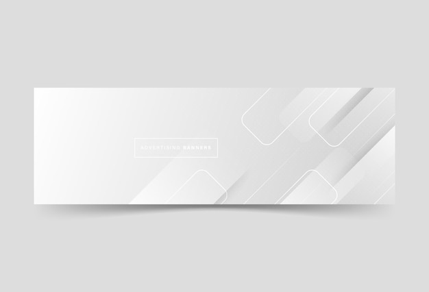 fondo de banner colorido patrón gris y blanco efecto de línea resumen eps 10