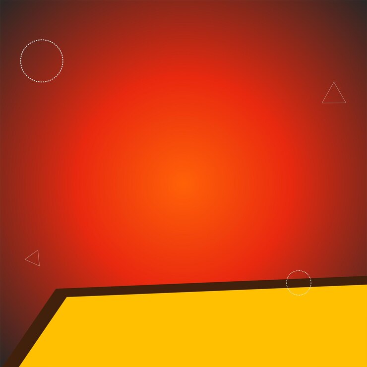 Fondo banner diapositiva rojo amarillo degradado