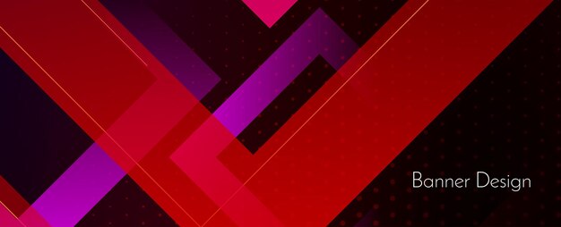 Fondo de banner de diseño decorativo geométrico elegante abstracto