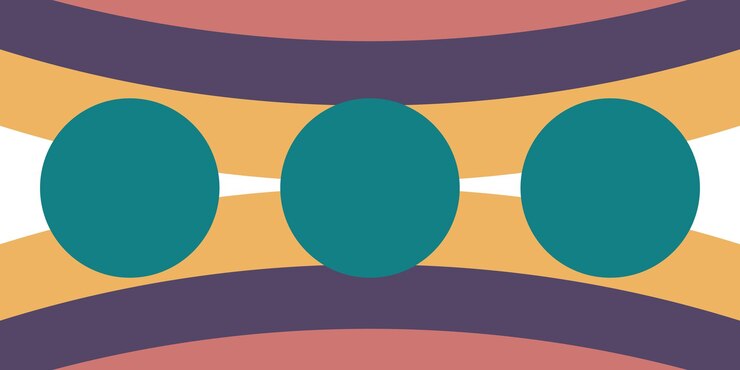 Vector fondo de banner de formas geométricas planas abstractas