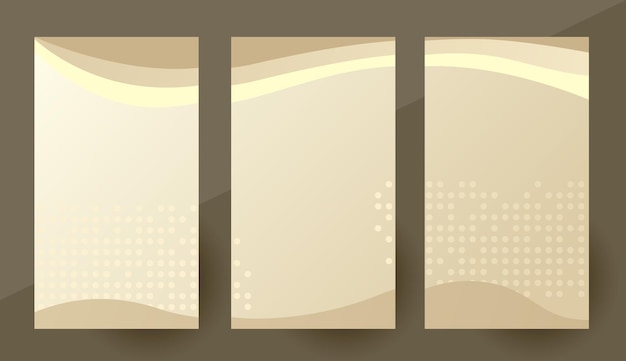Fondo para el banner de la historia del carrusel de las redes sociales. Ilustración vectorial abstracta para redes sociales.