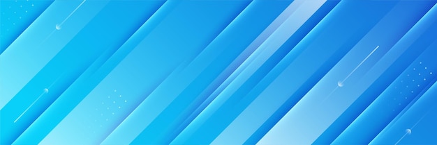 Fondo de banner largo de vector abstracto azul Gradiente abstracto moderno fondo de banner azul marino oscuro Diseño para plantilla de póster en la web telón de fondo folleto página de aterrizaje y seminario web