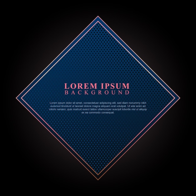 Fondo de banner de lujo