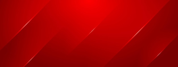 Fondo de banner minimalista abstracto rojo