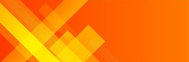 Fondo de banner naranja rojo moderno