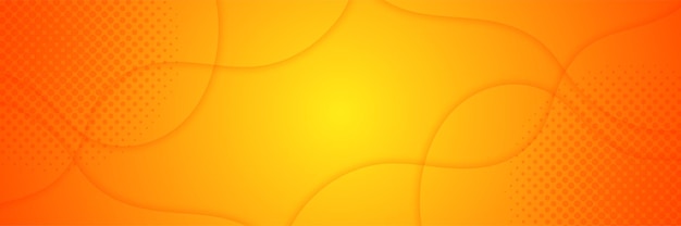 Fondo de banner naranja rojo moderno