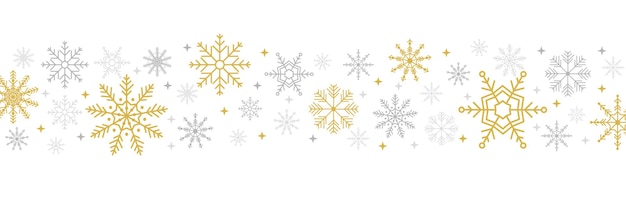 Fondo de banner de navidad azul con nieve