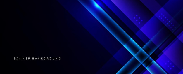 Fondo de banner oscuro liso elegante moderno geométrico abstracto