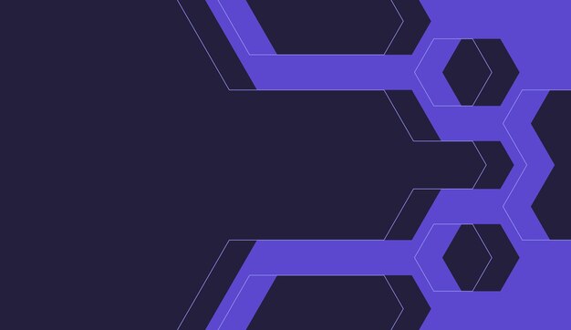 fondo de banner plano abstracto púrpura simple y moderno