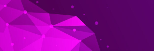 Fondo de banner púrpura abstracto moderno