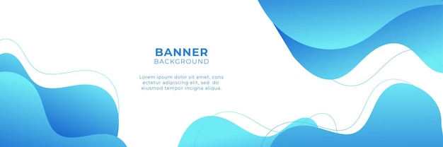 Fondo de banner de tecnología azul marino oscuro degradado abstracto moderno