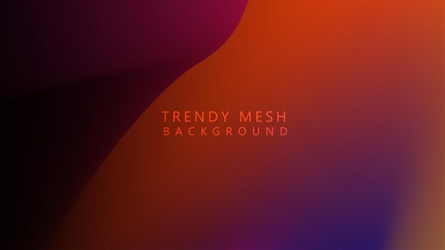 fondo de banner web de malla de moda abstracta ilustración de vector abstracto de gradiente holográfico suave de moda para página de inicio de encabezado y póster diseño de malla de acuarela de colores de mezcla vibrantes