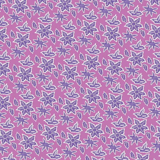 fondo de batik con patrón floral tradicional