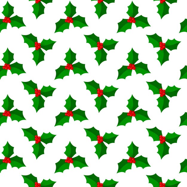 El fondo de las bayas de Navidad