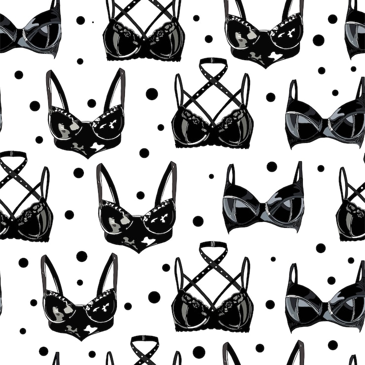 Vector fondo bdsm papel digital lencería erótica látex lencería sexy patrón sin costuras