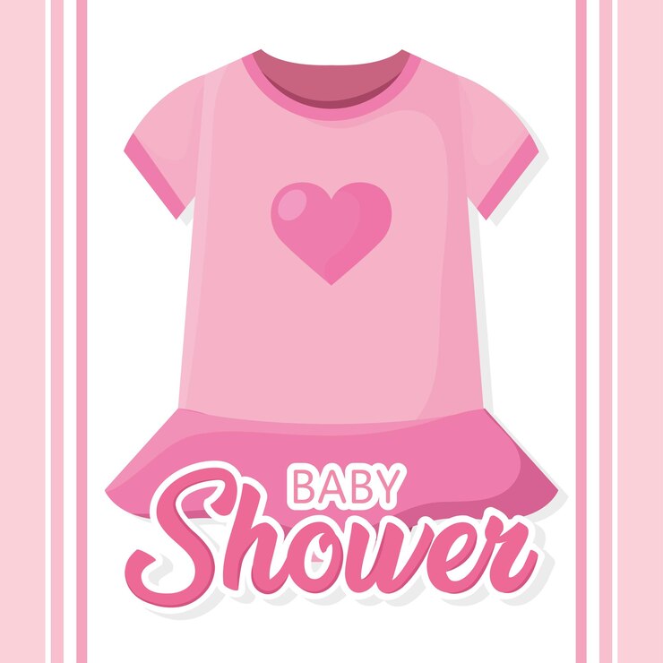 Vector fondo bebé ropa ducha vector ilustración