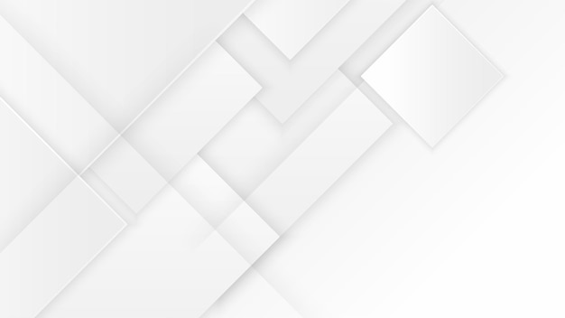 Fondo blanco abstracto con concepto corporativo de negocio poligonal de alta tecnología gris