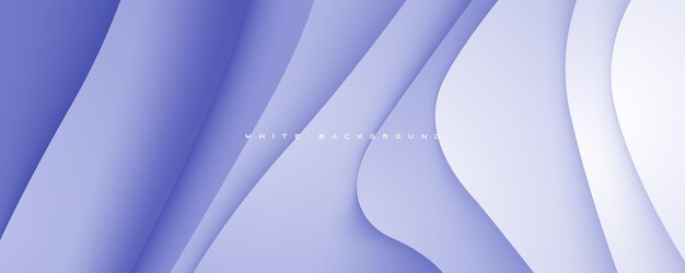 Fondo blanco abstracto forma decorativa dinámica vector de diseño abstracto