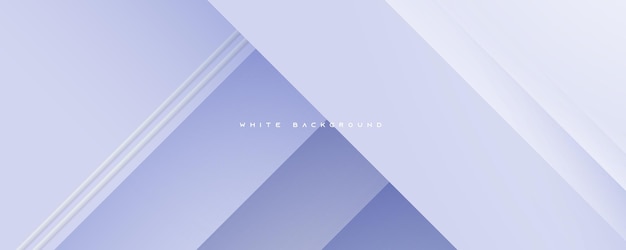 Fondo blanco abstracto Forma geométrica Luz y sombra Vector de diseño abstracto