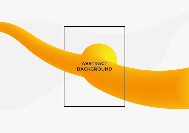 fondo blanco abstracto con líquido degradado naranja