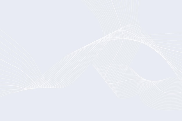 Fondo blanco abstracto moderno con líneas onduladas para negocios