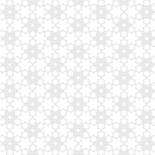 Fondo blanco abstracto con un patrón de copos de nieve