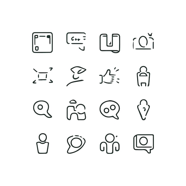 un fondo blanco con algunos iconos, incluido uno que dice "no"