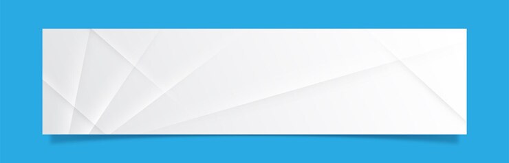 Vector fondo blanco avanzado para la imagen de portada de linkedin