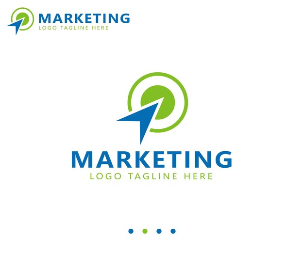 un fondo blanco con un círculo verde y un círcolo verde con un logotipo para el logotipo de la empresa