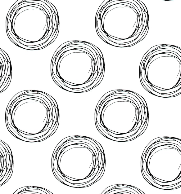 un fondo blanco con círculos y un fondo blanco y negro