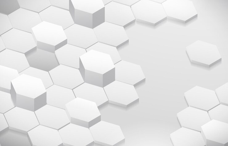 Vector un fondo blanco con cubos blancos y un fondo blanco