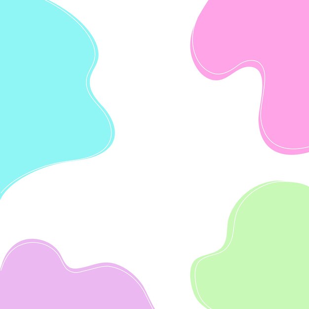Un fondo blanco con un diseño de color azul y rosa y verde