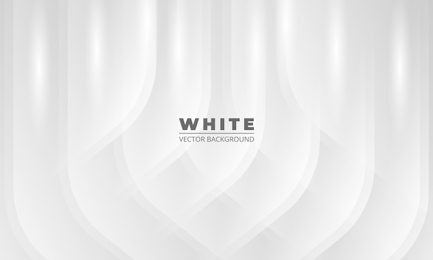 Fondo blanco elegante abstracto para presentación de negocios, portada o folleto. Patrón abstracto blanco y gris. Papel tapiz blanco geométrico de diseño gráfico. Ilustración vectorial