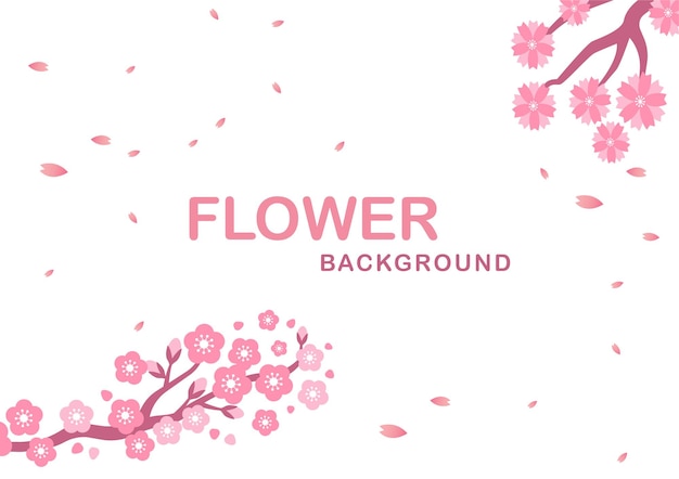 un fondo blanco con un fondo rosa y blanco con las palabras flor en él