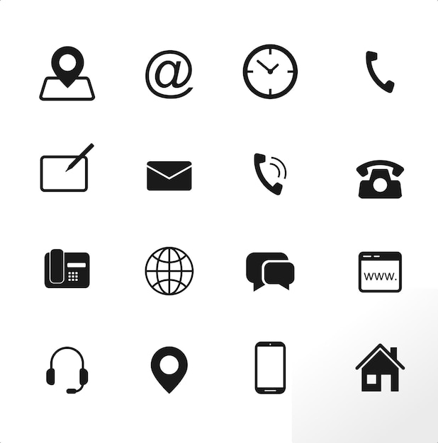 un fondo blanco con una imagen en blanco y negro de un teléfono y un teléfono