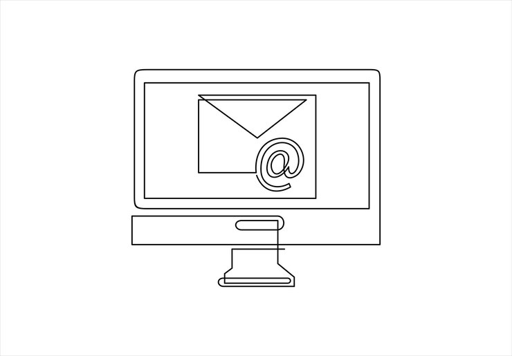 Vector un fondo blanco con una letra en la pantalla y la letra u en la parte superior
