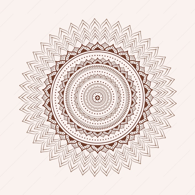 fondo blanco con mandala