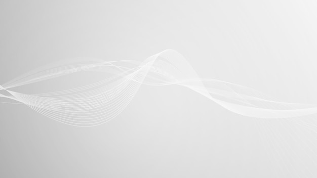 Fondo blanco minimalista con adornos de línea