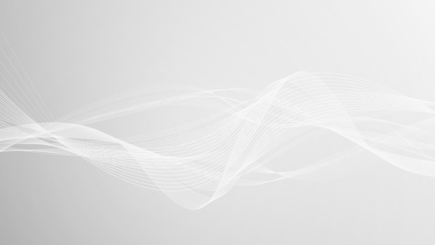 Fondo blanco minimalista con adornos de línea