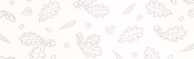 Fondo blanco con muchos Vector de follaje de otoño